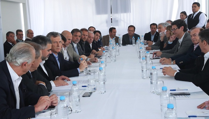 Reunión con el Presidente Macri